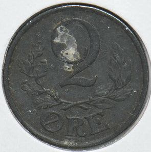 Denmark 1944 2 Ore 192142 combine shipping