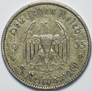 Germany 1935 5 Mark Eagle animal 240148 combine shipping