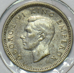 New Zealand 1942 3 Pence 152545 combine shipping