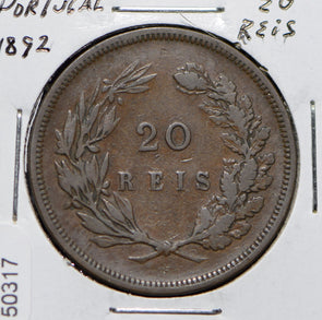Portugal 1892 20 Reis  150317 combine shipping