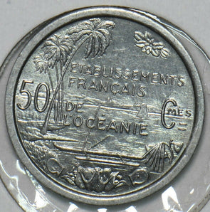 French Polynesia 1949 50 Centimes Oceania 196990 combine shipping