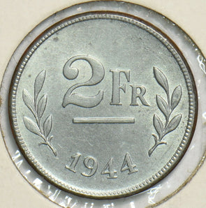 Belgium 1944 2 Francs US 1943 298523 combine shipping