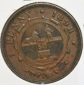 South Africa 1898 Penny 292636 combine shipping
