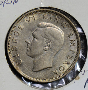 New Zealand 1940 Florin silver  N0112 combine shipping
