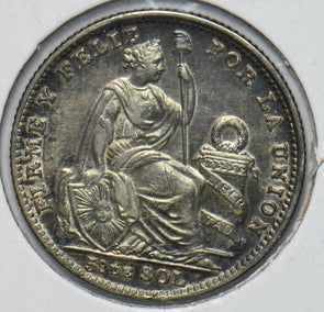 Peru 1916 1/5 Sol Laama animal 292733 combine shipping