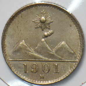 Guatemala 1901 H 1/4 Real 193214 combine shipping