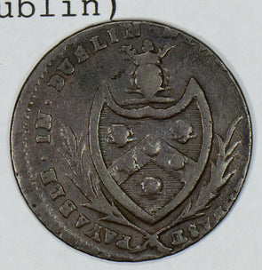 Great Britain 1795  1/2 Penny  Dublin DH-15 GR0227 combine shipping