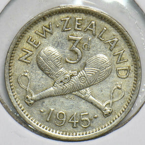 New Zealand 1945 3 Pence 903969 combine shipping