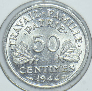 France 1944 B 50 Centimes 291548 combine shipping
