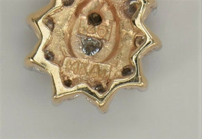 14K Gold Diamond Pendant 3.74g RG0211