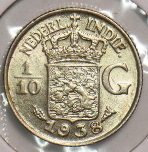 Netherlands East Indies 1938 D 1/10 Gulden 199218 combine shipping