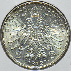 Austria 1912 2 Corona Eagle animal 293318 combine shipping