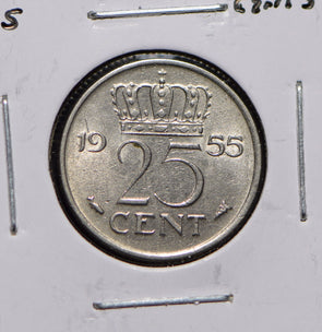 Netherlands 1955 25 Cents  900217 combine shipping