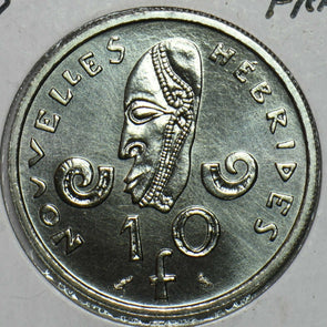 New Hebrides 1967 10 Francs 196988 combine shipping