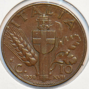 Italy 1939 R 10 Centesimi 151295 combine shipping
