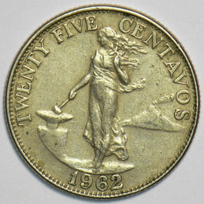 Philippines 1962 25 Centavos 904221 combine shipping