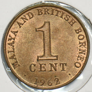 Malaya and British Borneo 1962 Cent 153310 combine shipping