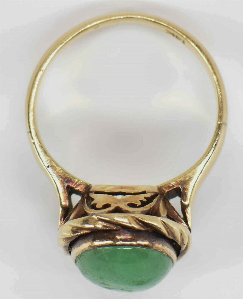 14k Gold Jadeite Ring RG0035