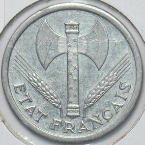 France 1943 2 Francs 192088 combine shipping