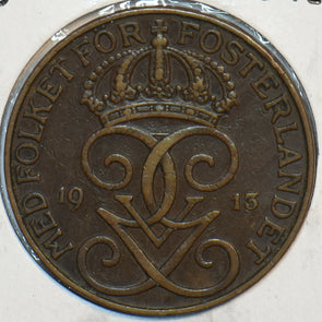 Sweden 1913 5 Ore 196059 combine shipping