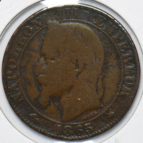 France 1865 A 5 Centimes Eagle animal 900584 combine shipping