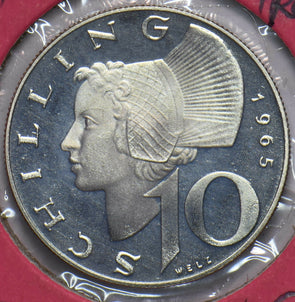 Austria 1964 10 Schilling proof 292763 combine shipping