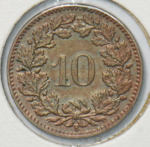 Switzerland 1882 10 Rappen 901811 combine shipping