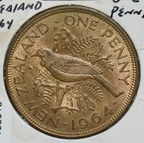 New Zealand 1964 Penny Tui Bird 198916 combine shipping