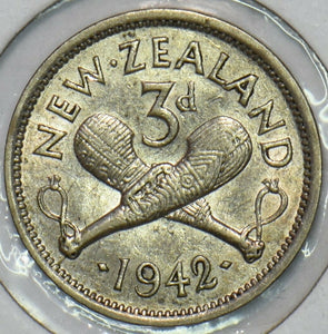 New Zealand 1942 3 Pence 152545 combine shipping