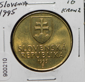 Slovenia 1995 10 Krone  900210 combine shipping