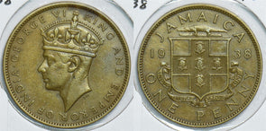 Jamaica 1938 Penny 198512 combine shipping