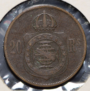 Brazil 1869 20 Reis  150033 combine shipping