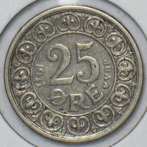 Denmark 1911 25 Ore 296211 combine shipping
