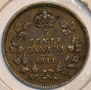 Canada 1911 5 Cents 903590 combine shipping