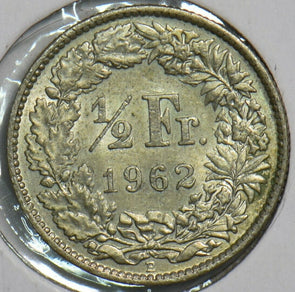 Switzerland 1962 1/2 Franc 298041 combine shipping