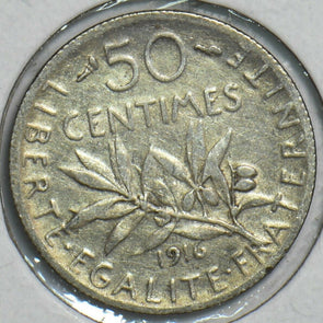 France 1916 50 Centimes 152910 combine shipping