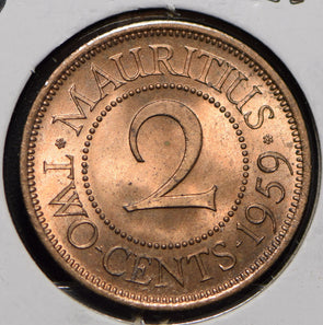 Mauritius 1959 2 Cents  150014 combine shipping