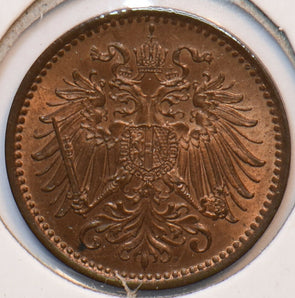 Austria 1893 Heller Eagle animal 193384 combine shipping