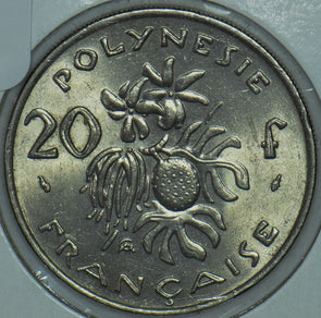 French Polynesia 1975 20 Francs 290777 combine shipping