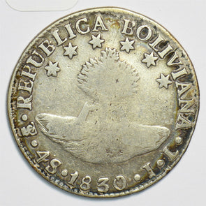 Bolivia 1830 4 Soles Llama animal 298486 combine shipping
