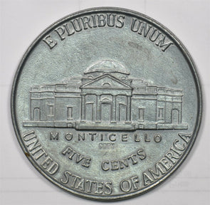 1990 's Medallion Base metal Enlarged Jefferson Nickel design "Coin Coaster"