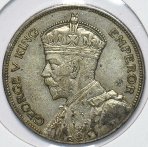 New Zealand 1933 George V 1/2 Crown 292736 combine shipping
