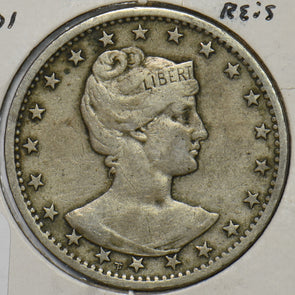 Brazil 1901 400 Reis 195483 combine shipping