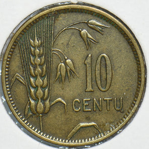 Lithuania 1925 10 Centu Horse animal 198380 combine shipping