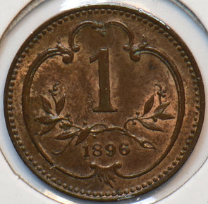 Austria 1896 Heller Eagle animal 193408 combine shipping