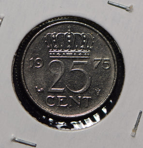 Netherlands 1975 25 Cents  900352 combine shipping