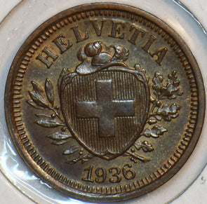 Switzerland 1936 Rappen 297528 combine shipping