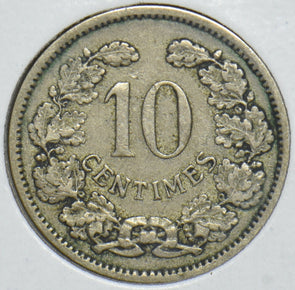 Luxembourg 1901 10 Centimes 291216 combine shipping