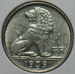 Belgium 1939 Franc Lion animal 151968 combine shipping