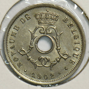 Belgium 1902 5 Centimes Double die 298547 combine shipping